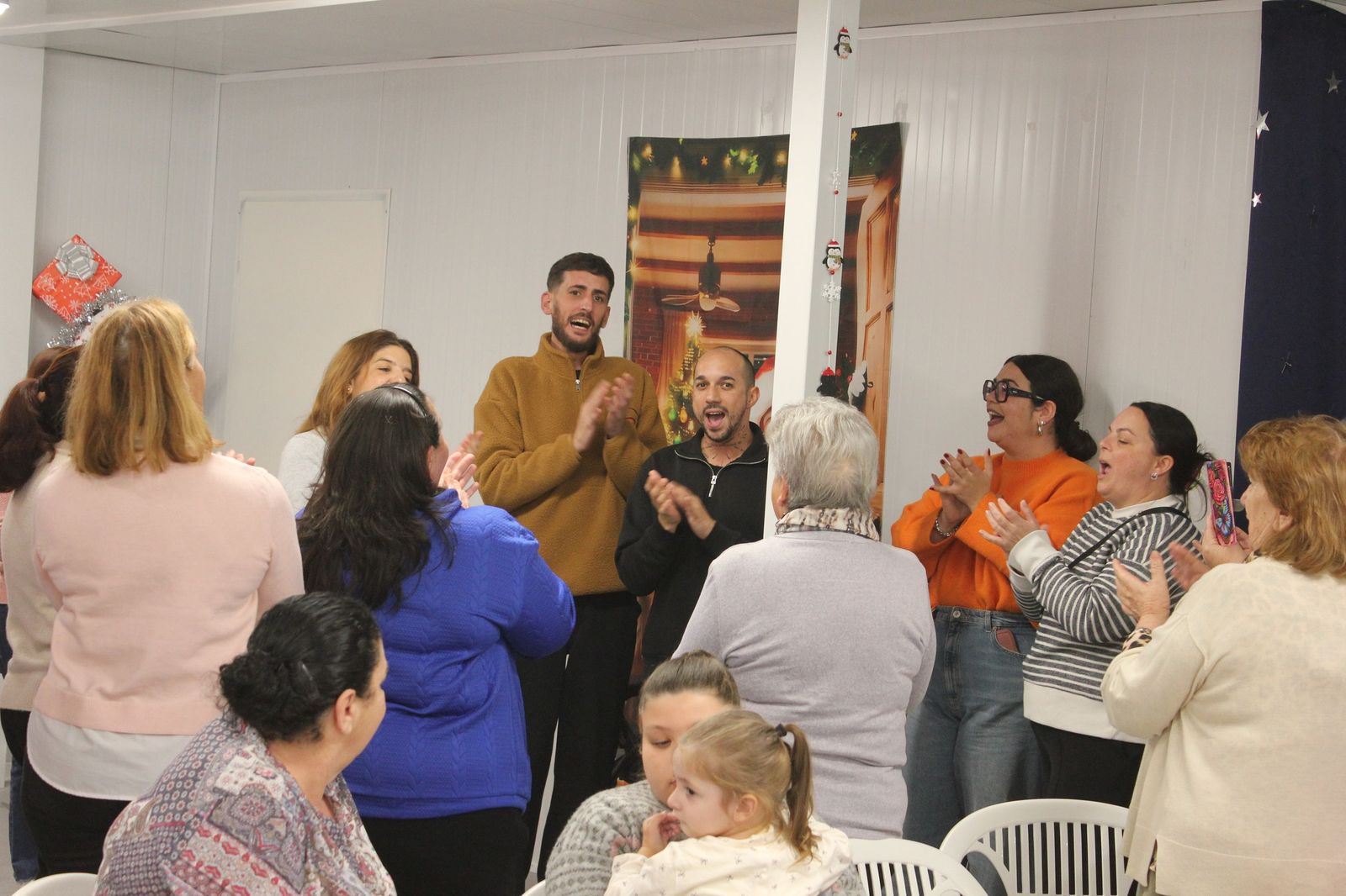 Una chocolatada especial en Juan XXIII