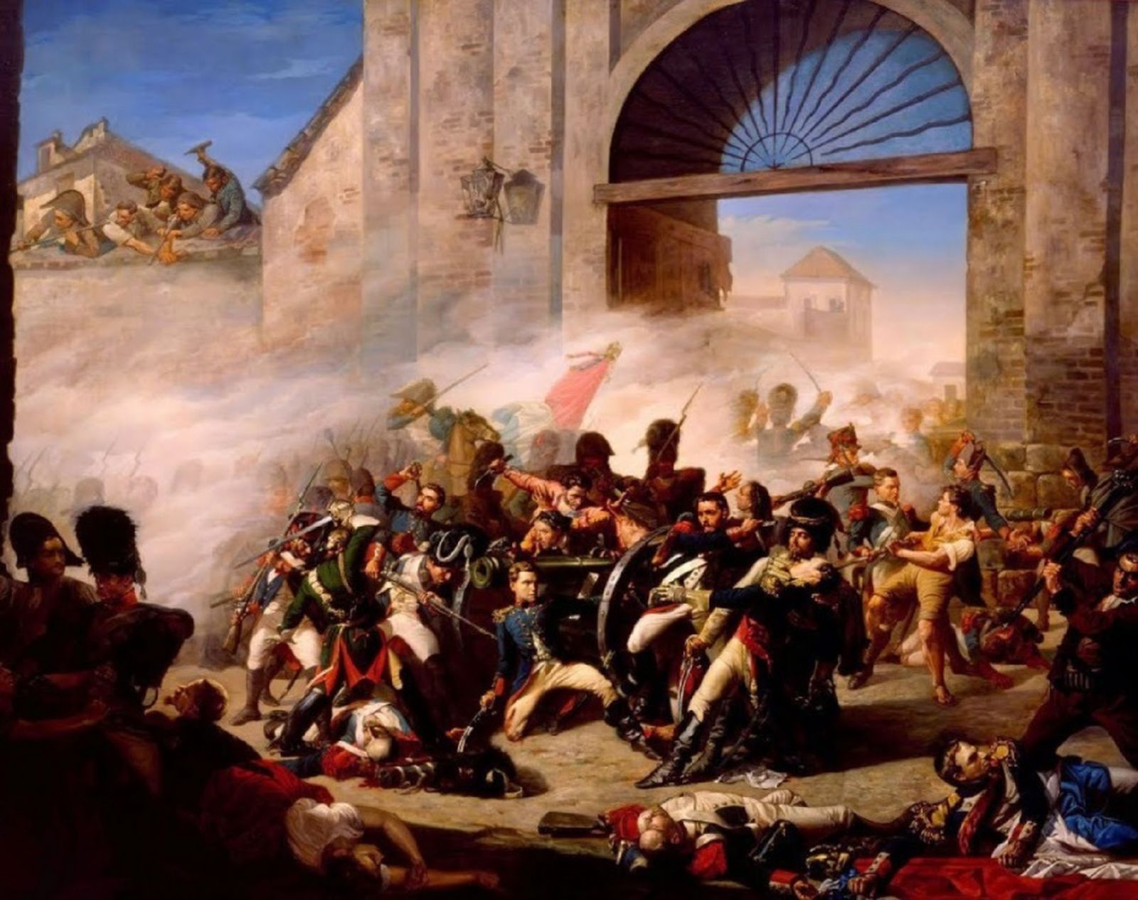 Defensa del Parque de Monteleón, obra de Manuel Castellano Siglo XIX. Museo Municipal. Madrid. / FOTO CEDIDA