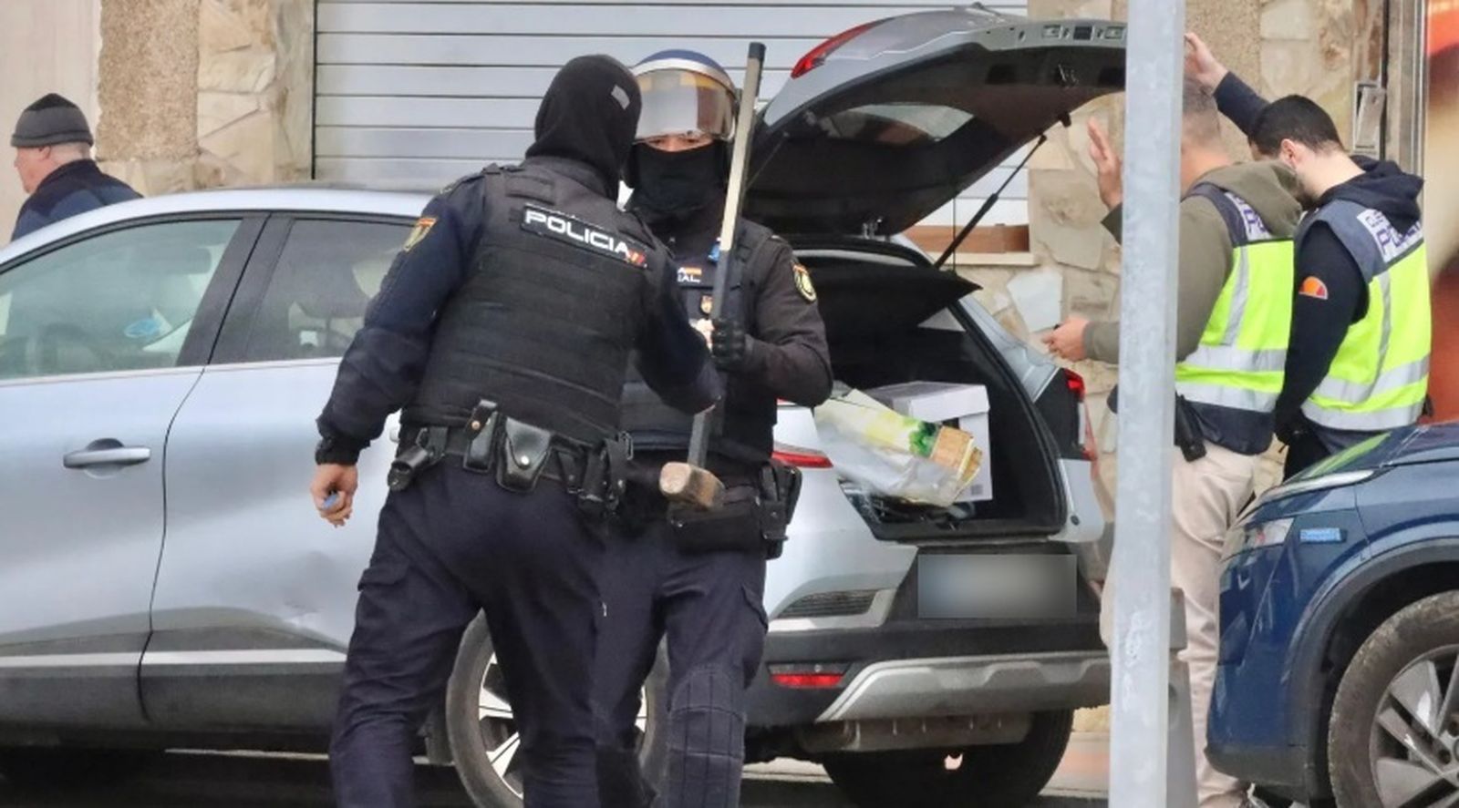 Operación antidroga en Ceuta, en las zonas de Benítez y edificio Baeza