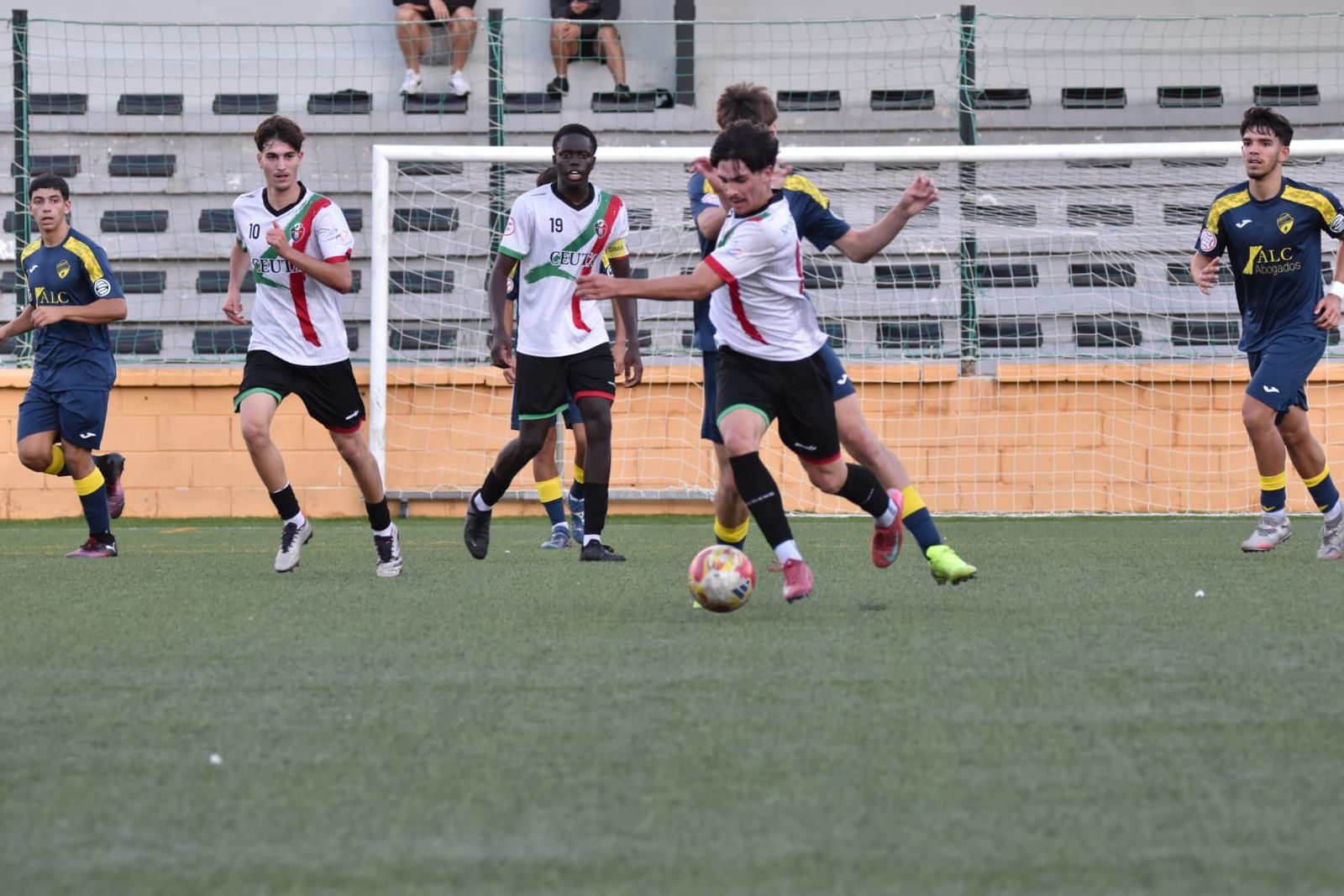 Partido del Sporting durante la pasada temporada