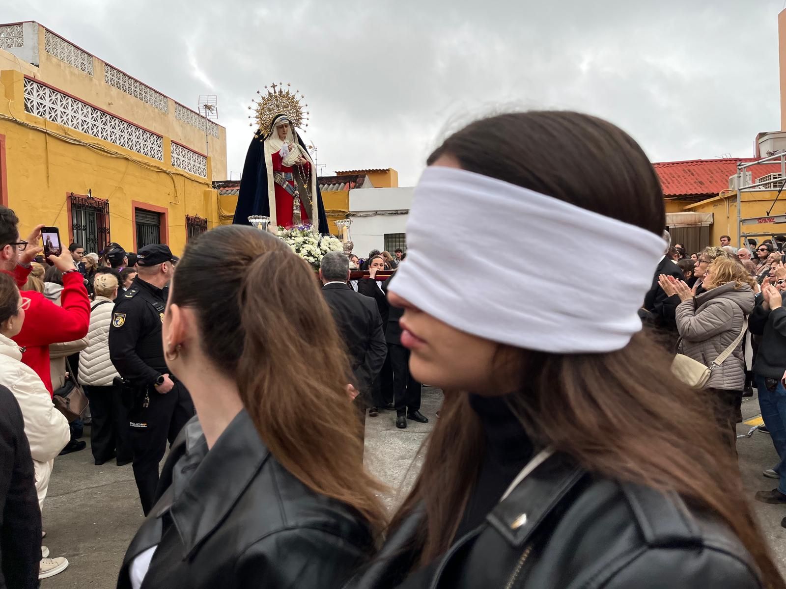 Así está siendo el traslado del Medinaceli y su Madre desde la barriada del Príncipe