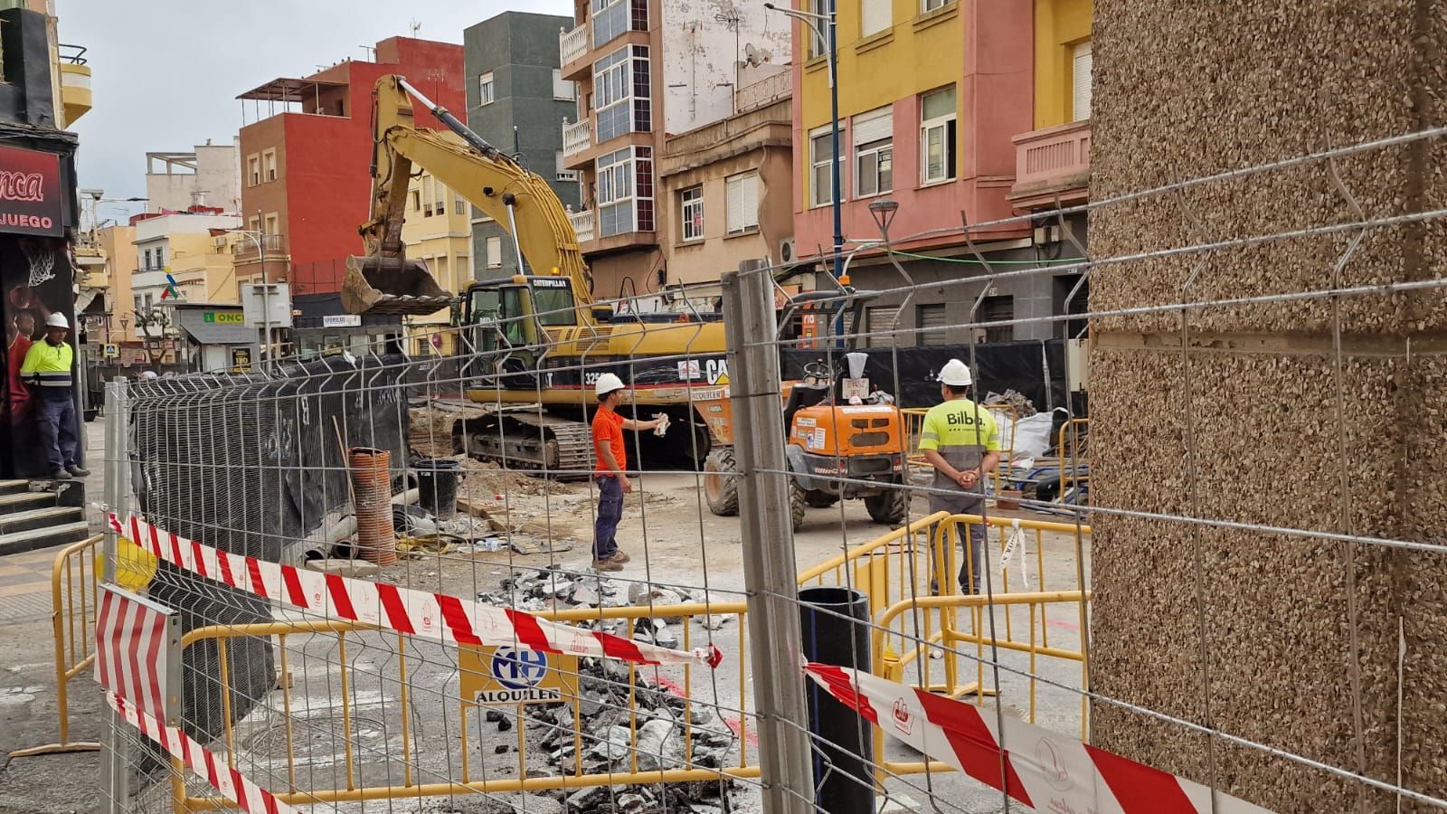 Las obras avanzan según lo establecido en la barriada de Hadú