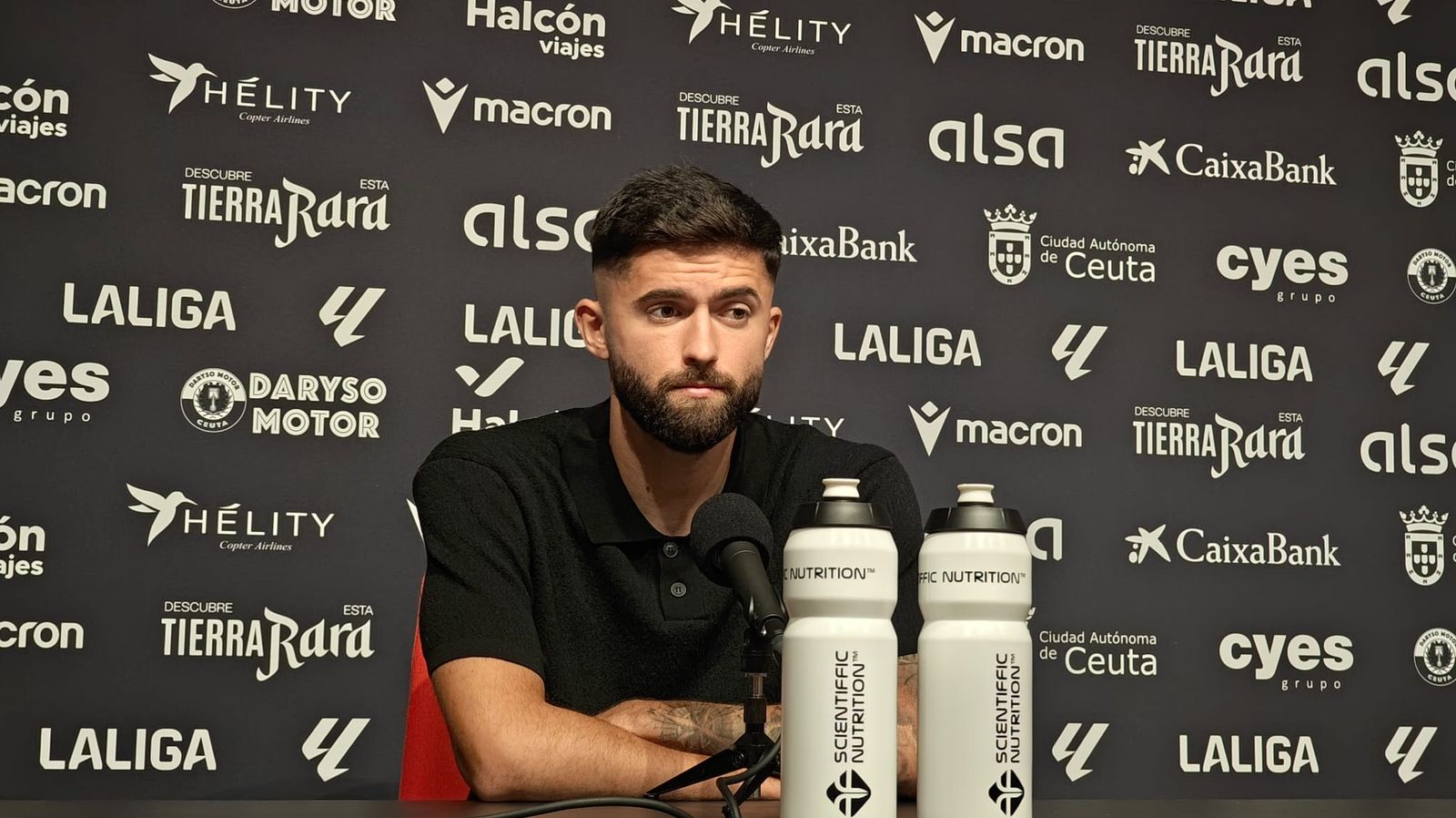 Jordi Escobar, jugador de la AD Ceuta