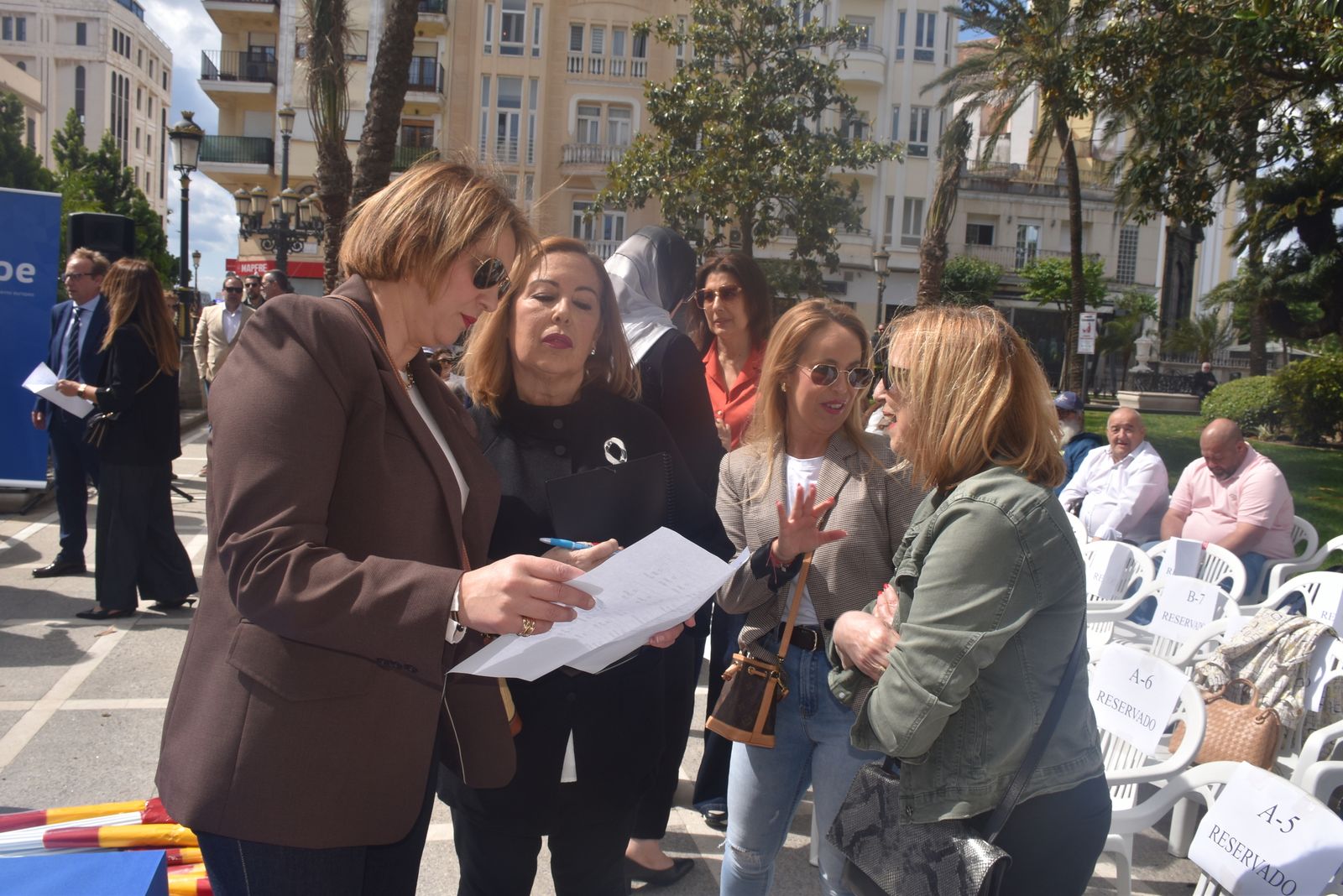 Acto del PP por el Día de Europa en la Plaza de África, con la presencia de su presidente nacional, Alberto Núñez Feijóo