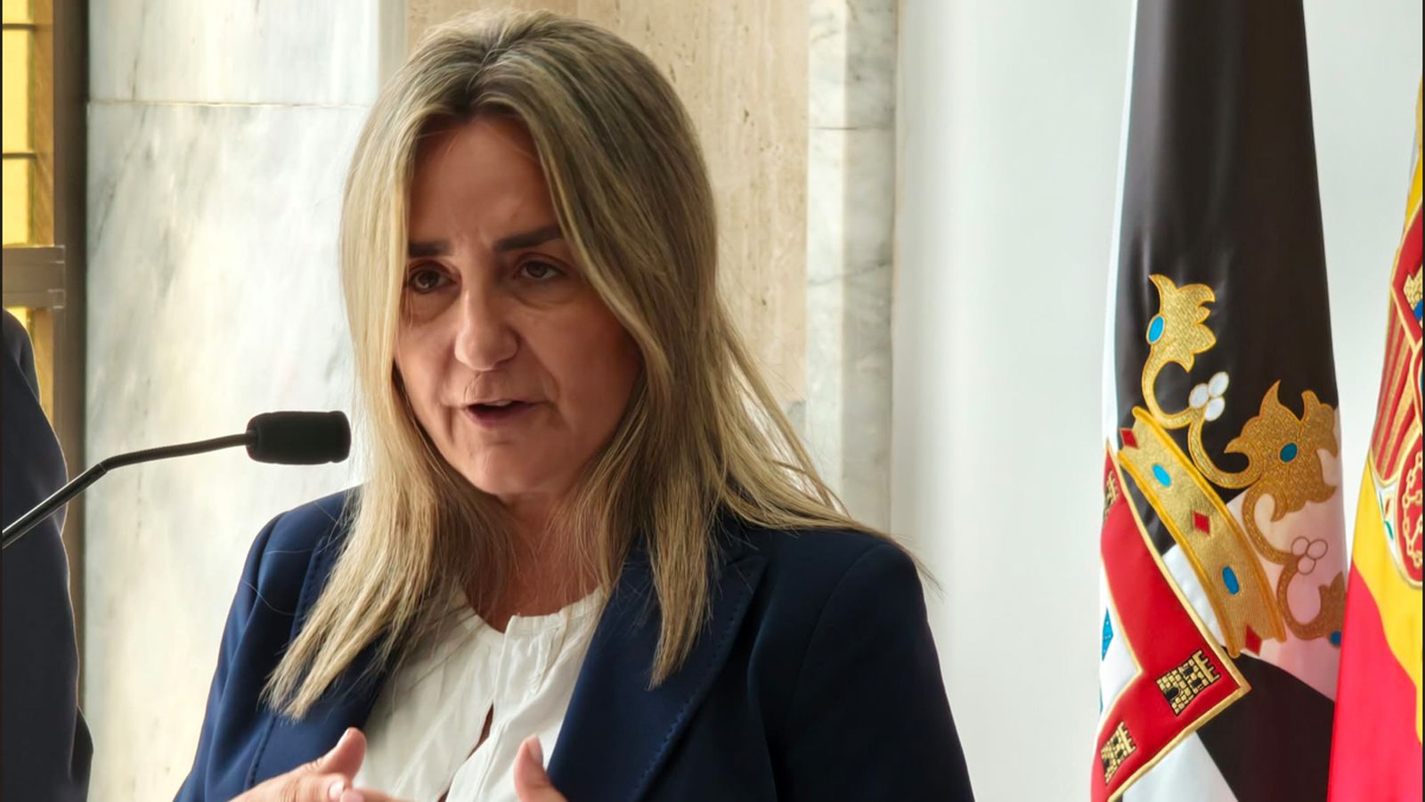 La ministra Tolón, en la Delegación del Gobierno