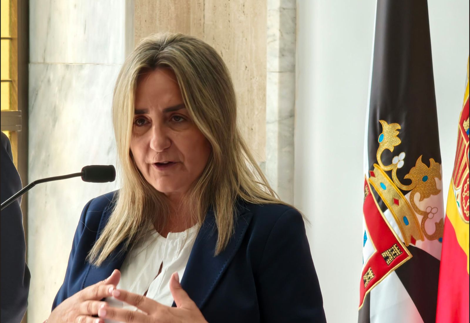 La ministra Tolón, en la Delegación del Gobierno