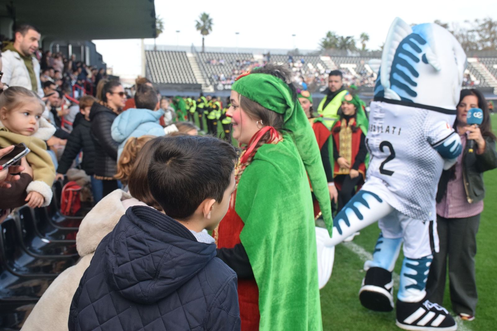 Así se vivió en el Murube la esperada llegada de los Reyes Magos