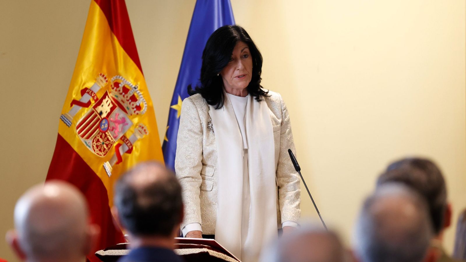 La  directora del CNI, Esperanza Casteleiro, en su toma de posesión en 2022.
