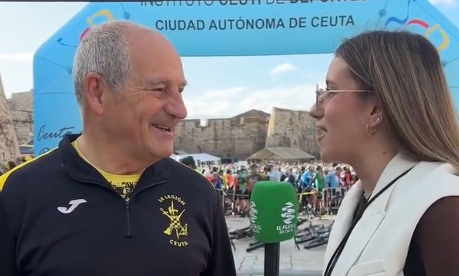 El exdirector deportivo de la Cuna de la Legión, el coronel Araoz