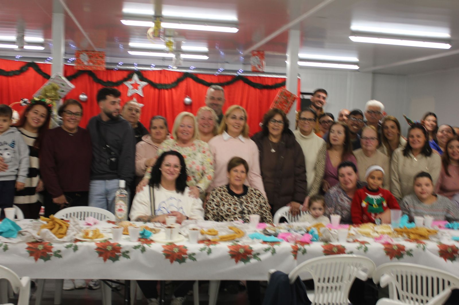 Una chocolatada especial en Juan XXIII