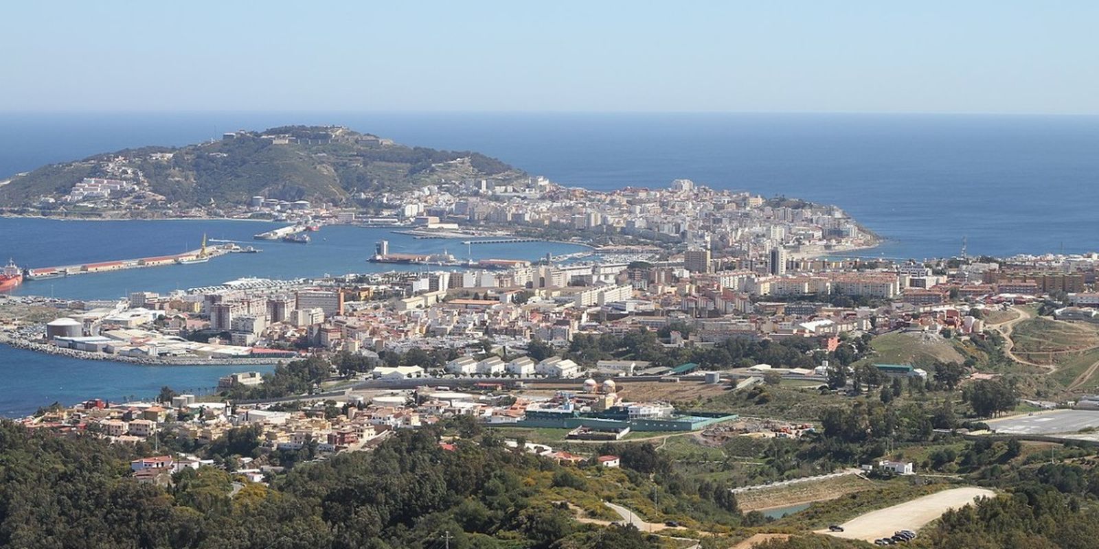 Vista de Ceuta.