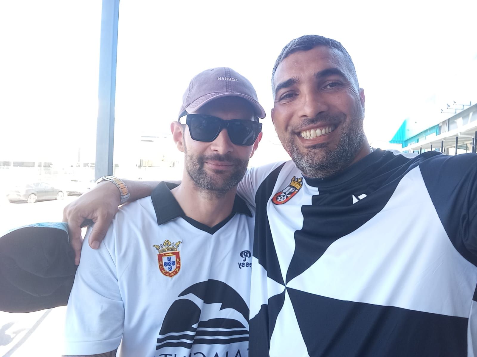 Gran  ambiente caballa antes de iniciar el encuentro ante el RCD Mallorca en el estadio Son Moix