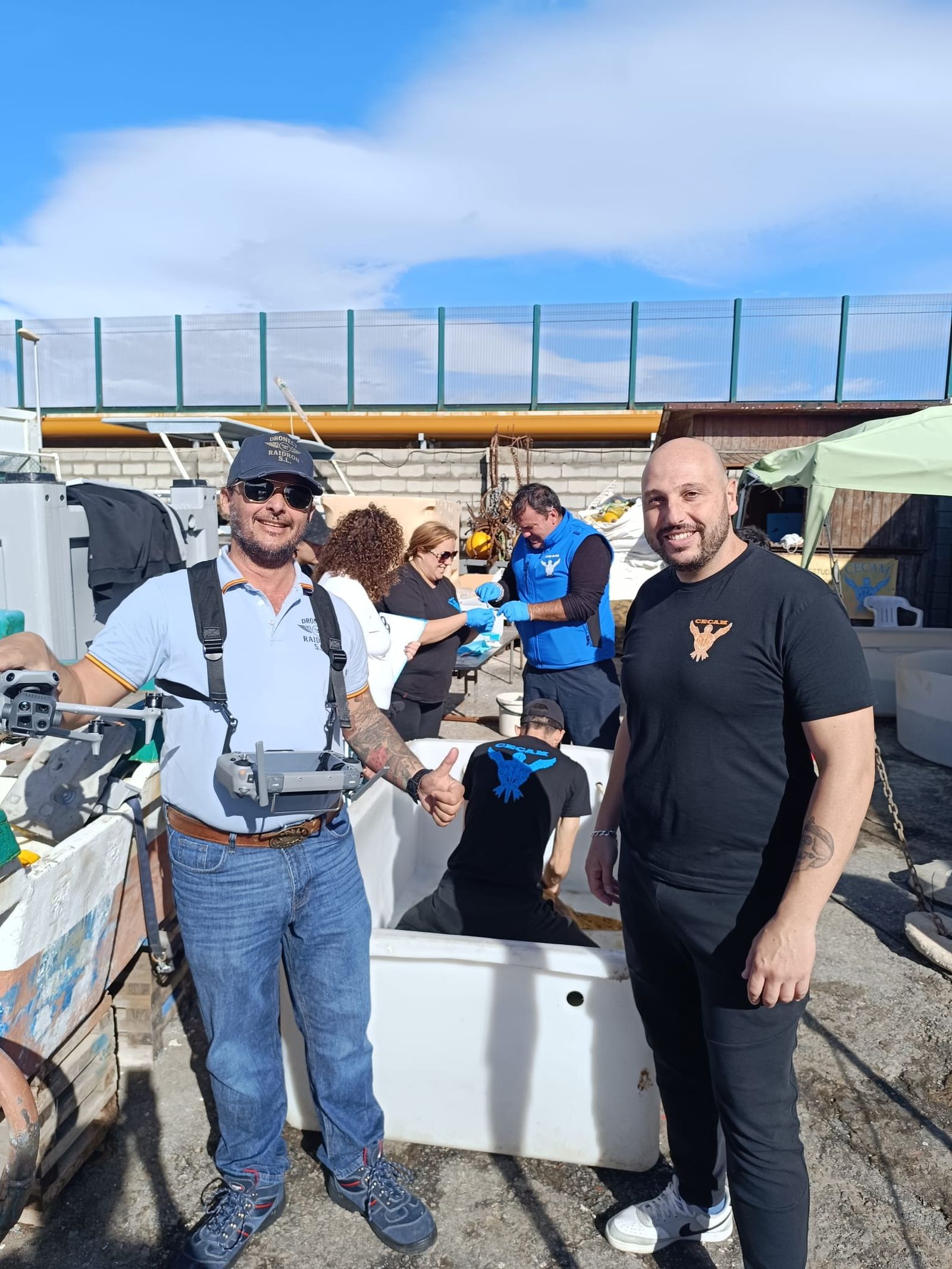 CECAM incorpora drones para reforzar la protección de tortugas y cetáceos