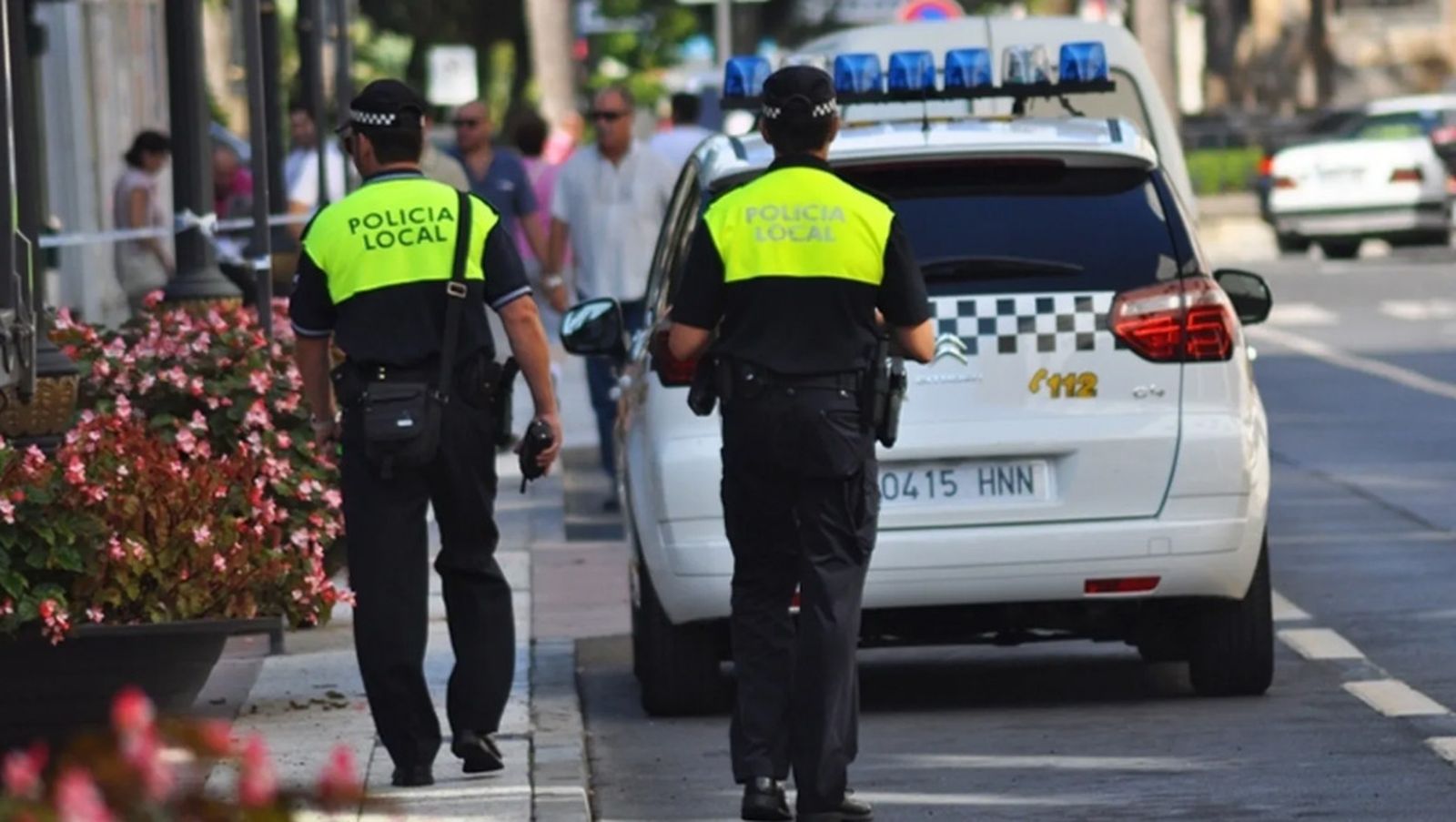 Agentes de la Policía Local, de servicio