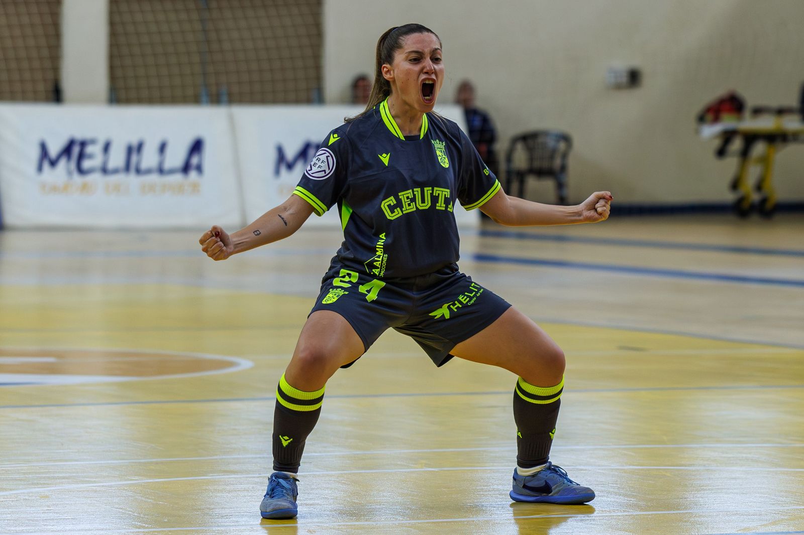 Jugadora de la AD Ceuta Femenino