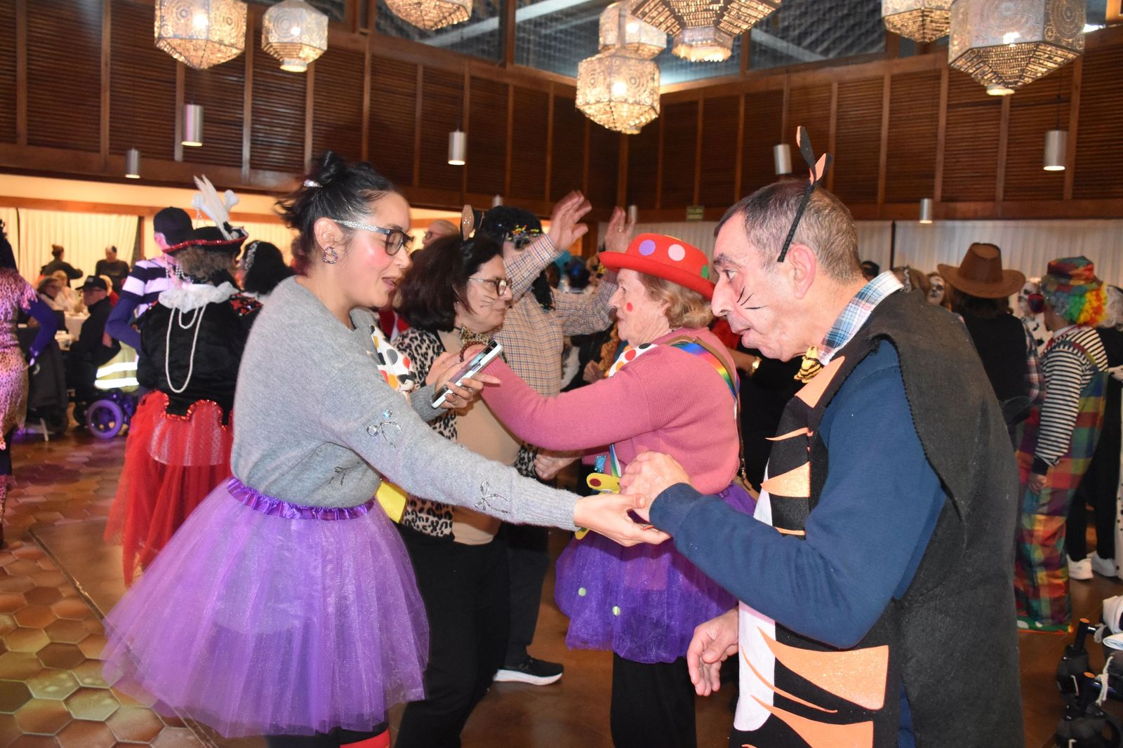 Los mayores también celebran el Carnaval