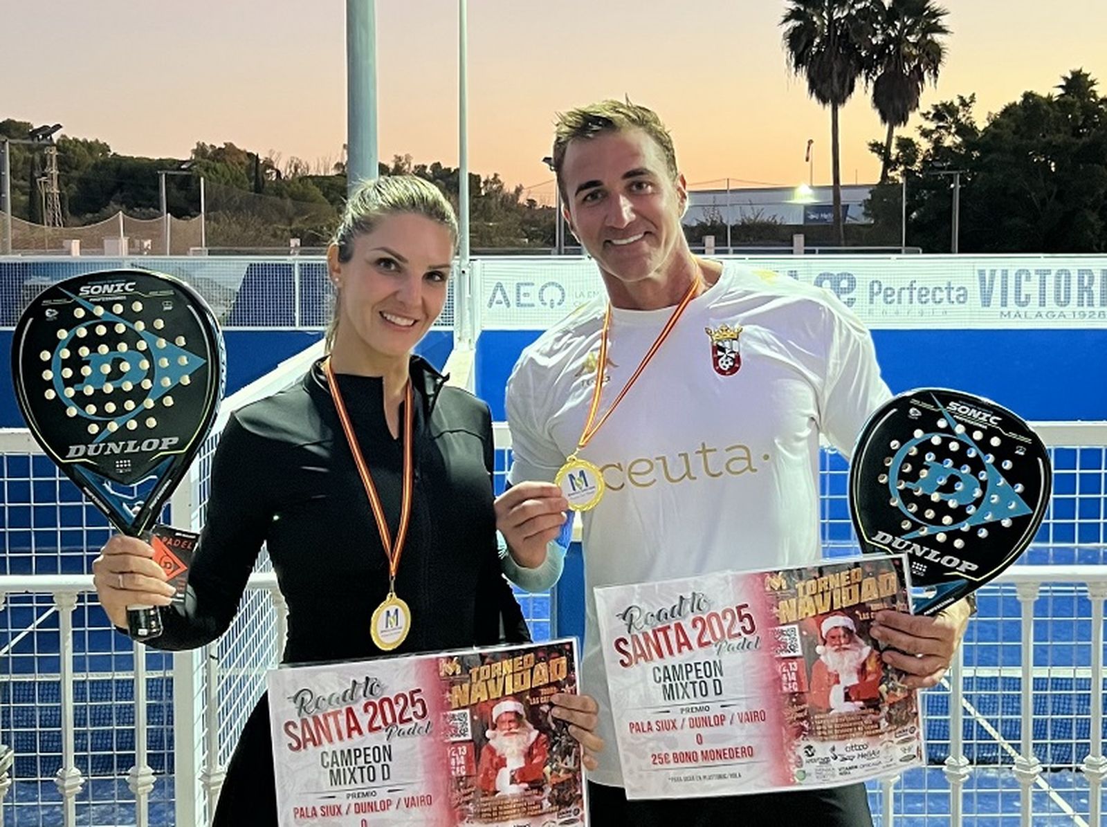 Catarecha con su mujer