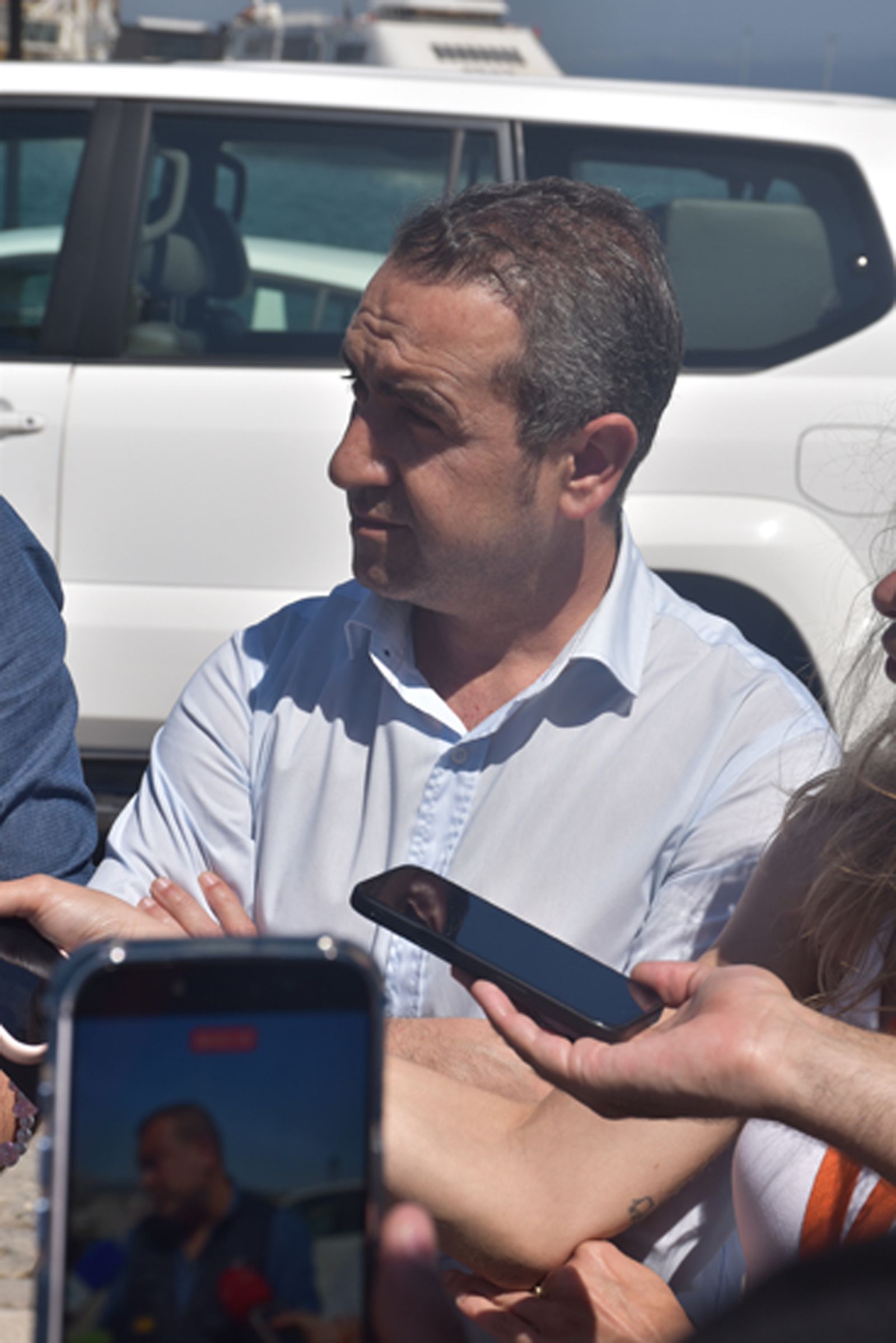 La OPE ensaya una zona de emergencia en el Muelle España
