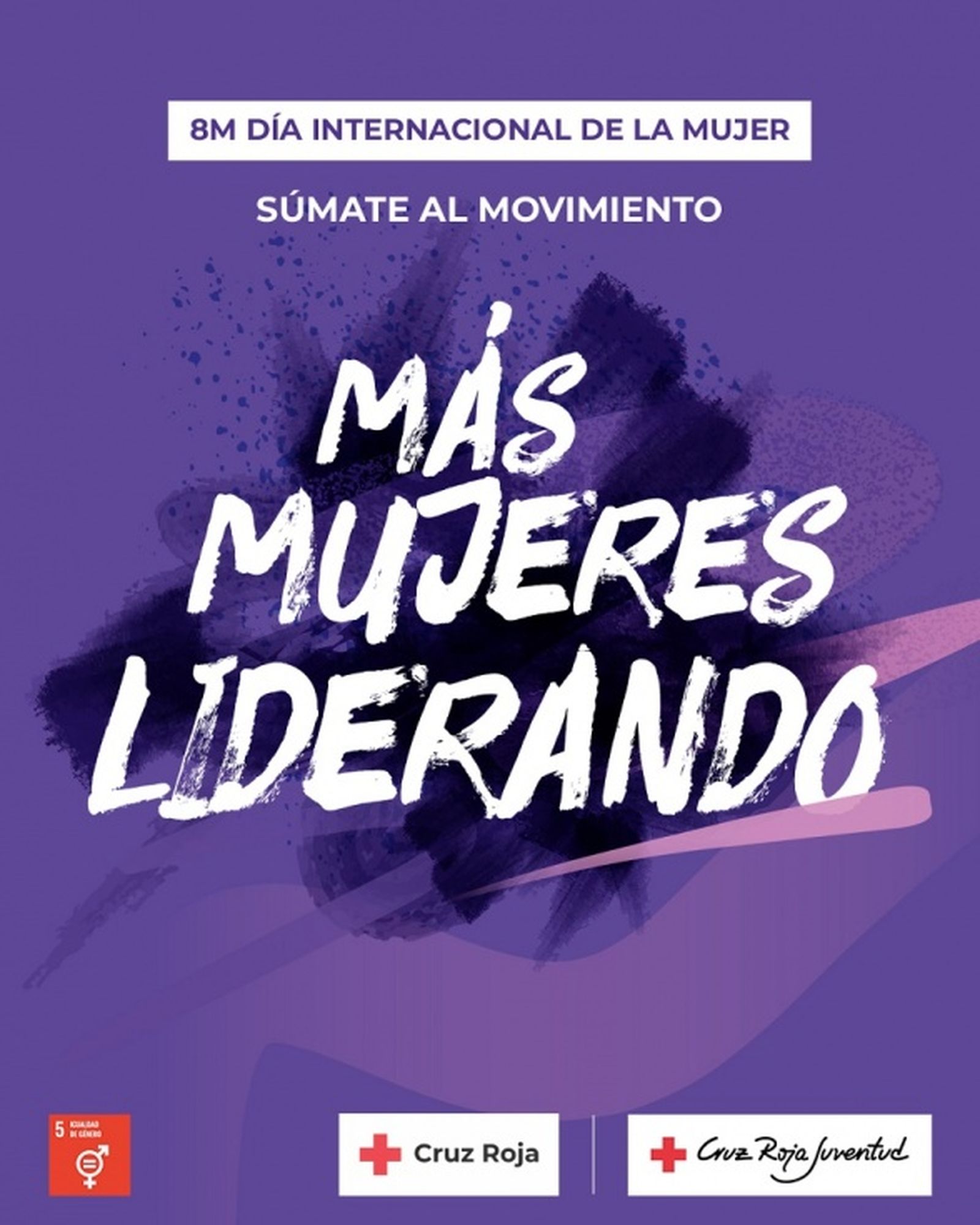 Cartel de Cruz Roja para el 8M. / FOTO CEDIDA
