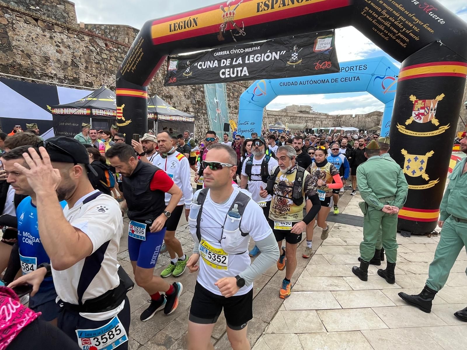 La previa y el inicio de la X Cuna de la Legión a través del objetivo de Reduan