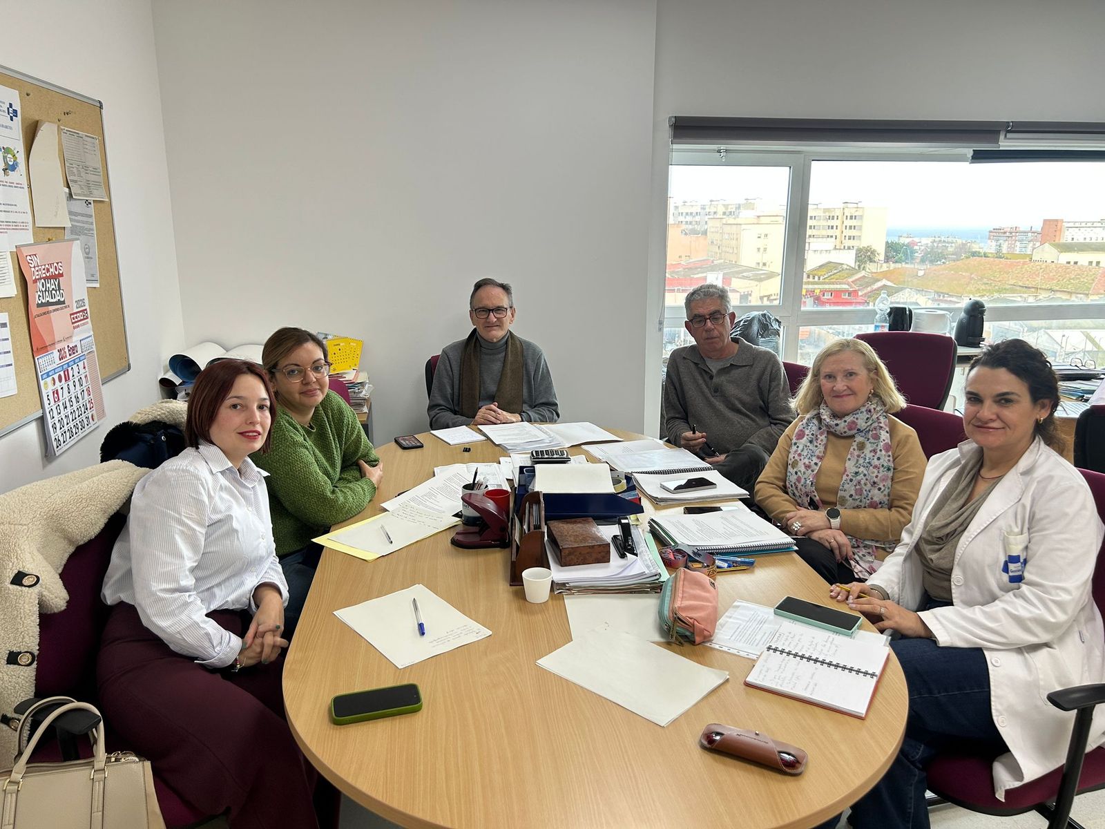 Imagen de la reunión.