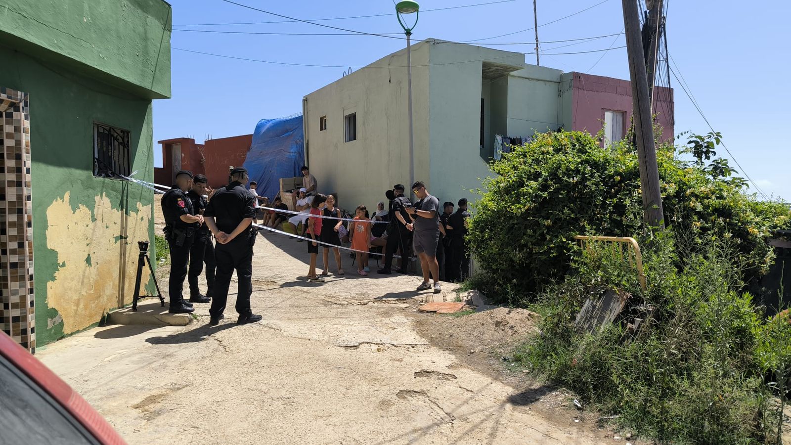 Imagen de la suspensión del desalojo.