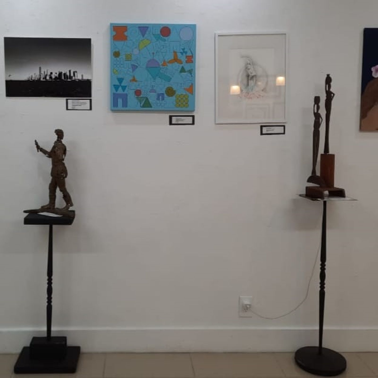 El cuadro expuesto en Victorios art gallery, Florida./ FOTO CEDIDA
