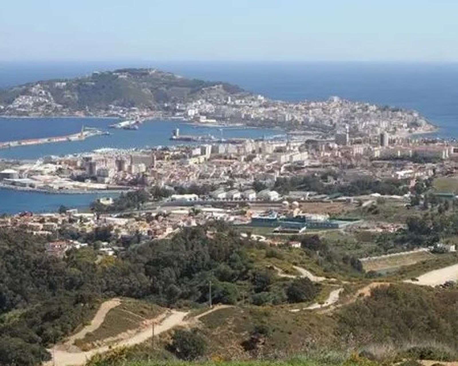 Vista de Ceuta.