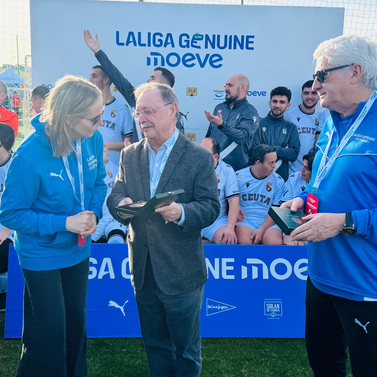La segunda distinción fue para Olga de la Fuente García-Peytaví, directora de la Fundación LaLiga