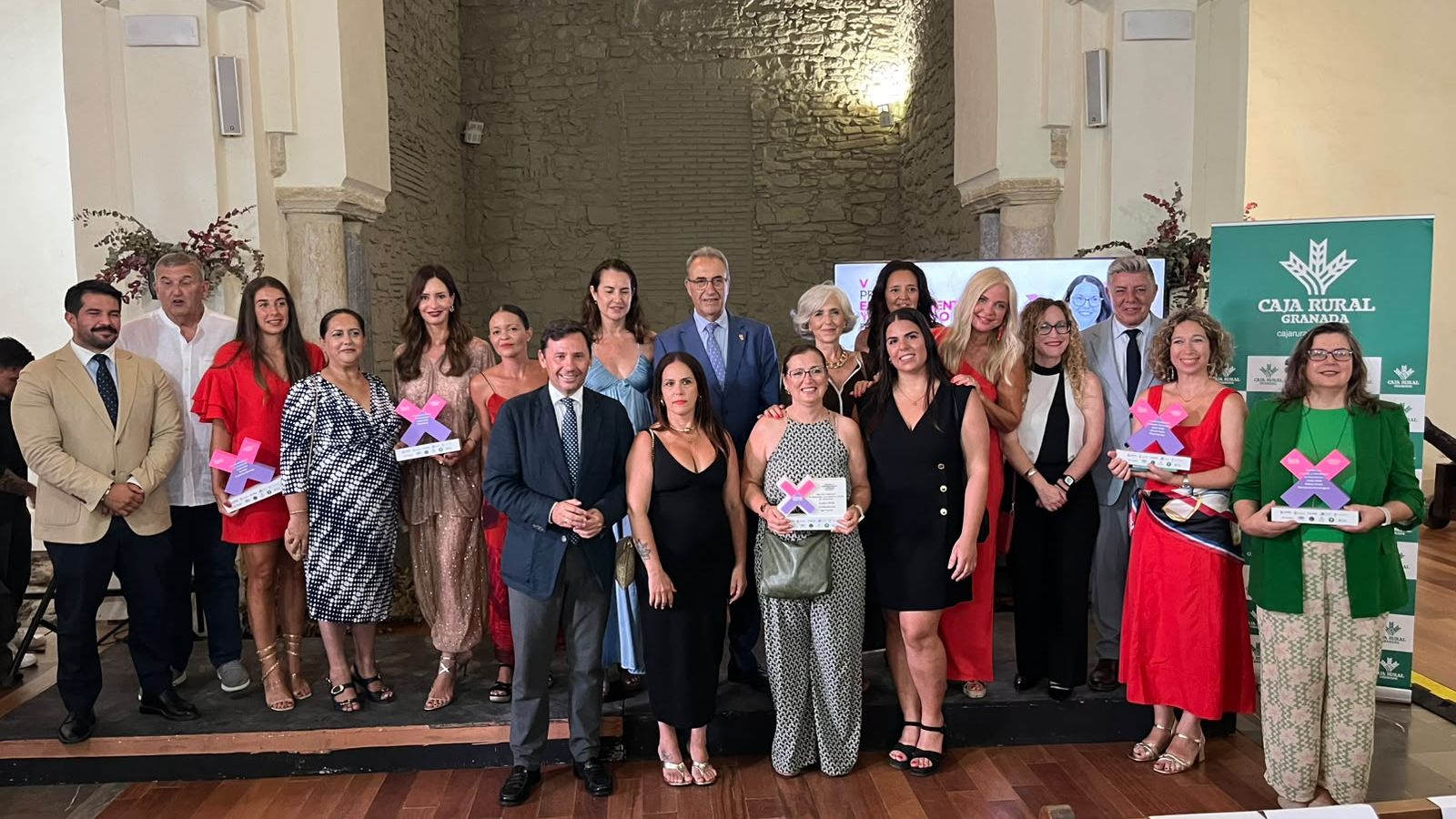 Foto de familia de la entrega de premios en Tarifa