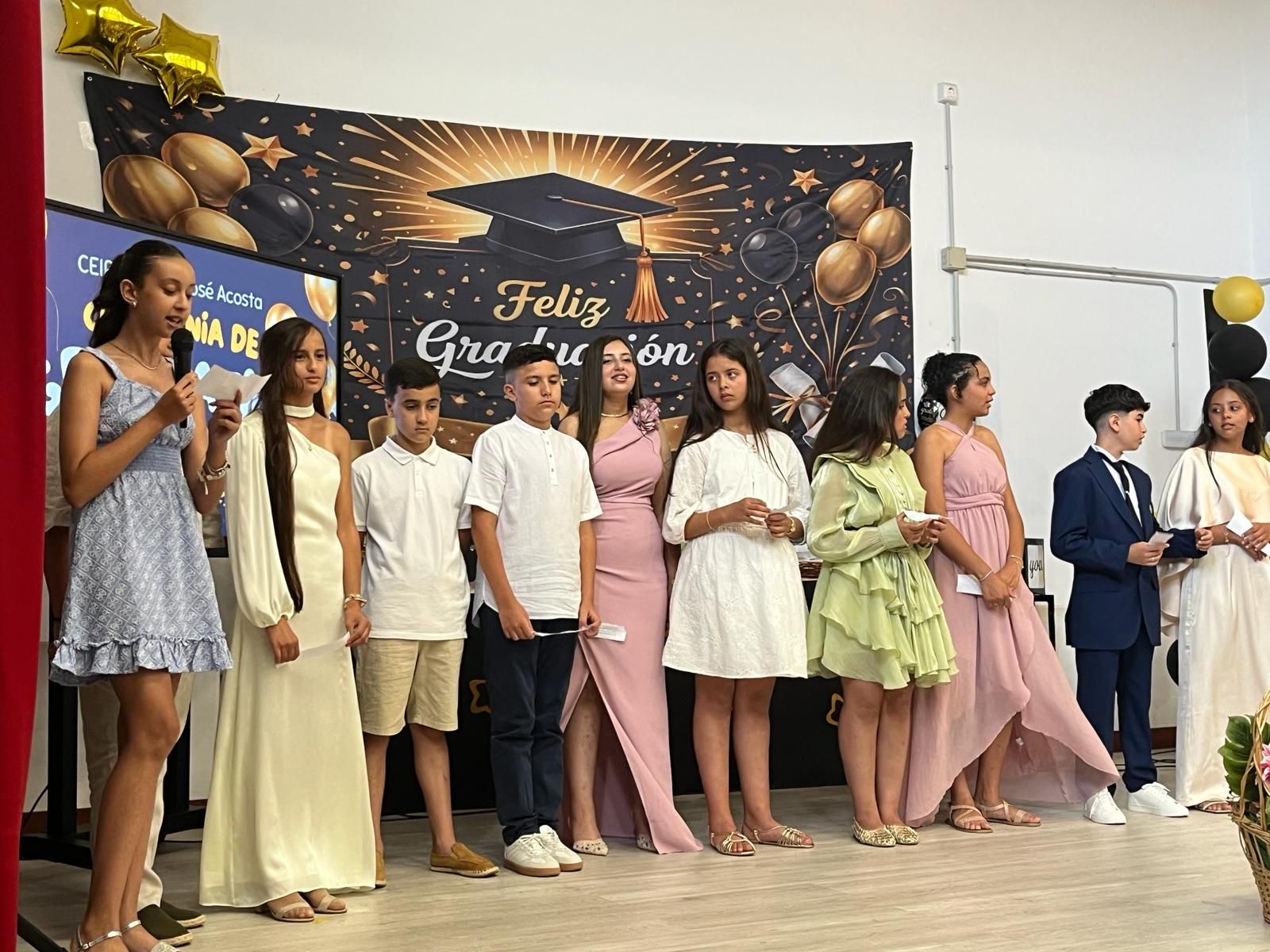 Graduación en el CEIP José Acosta