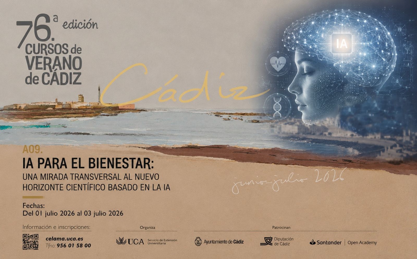 Cartel anunciador del curso