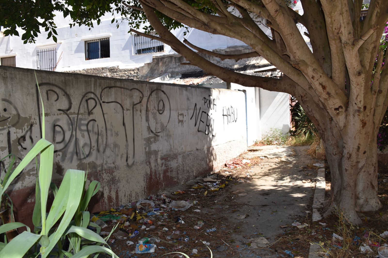 Residuos en el asentamiento de Hadú. / FOTO NICOL'S