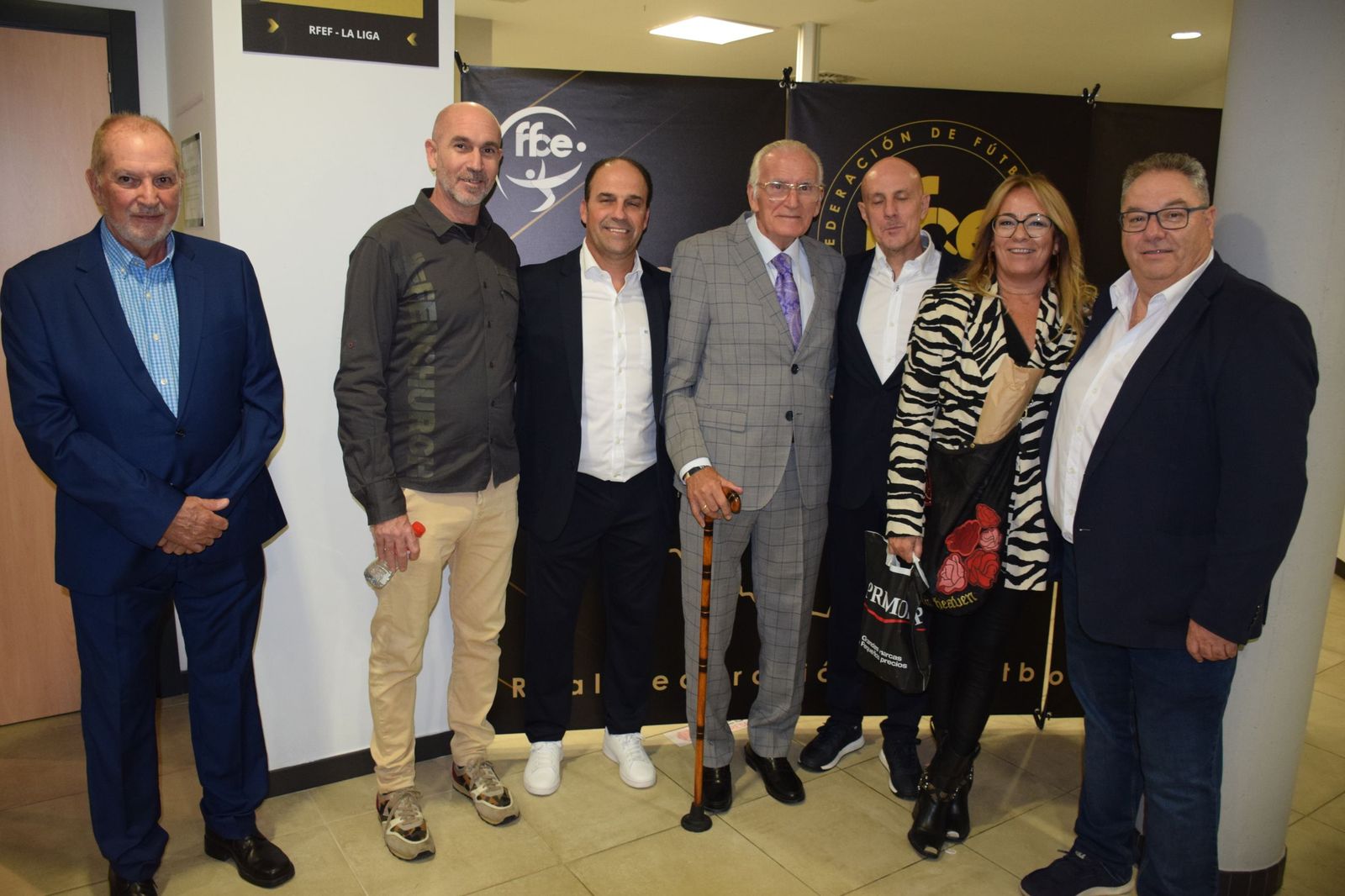 Pedro Moreno ya tiene su placa en la Real Federación de Fútbol de Ceuta