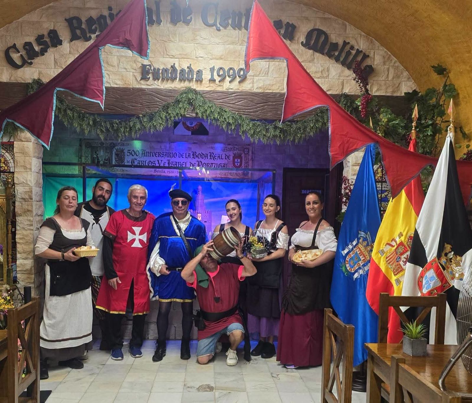 Fotografía en el Mercado Medieval en la barriada melillense de Medina Sidonia.