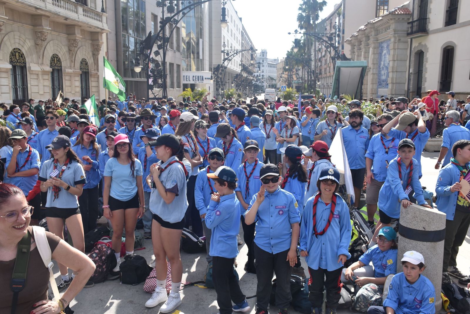 Ceuta da la bienvenida al movimiento scout con una hermosa ceremonia