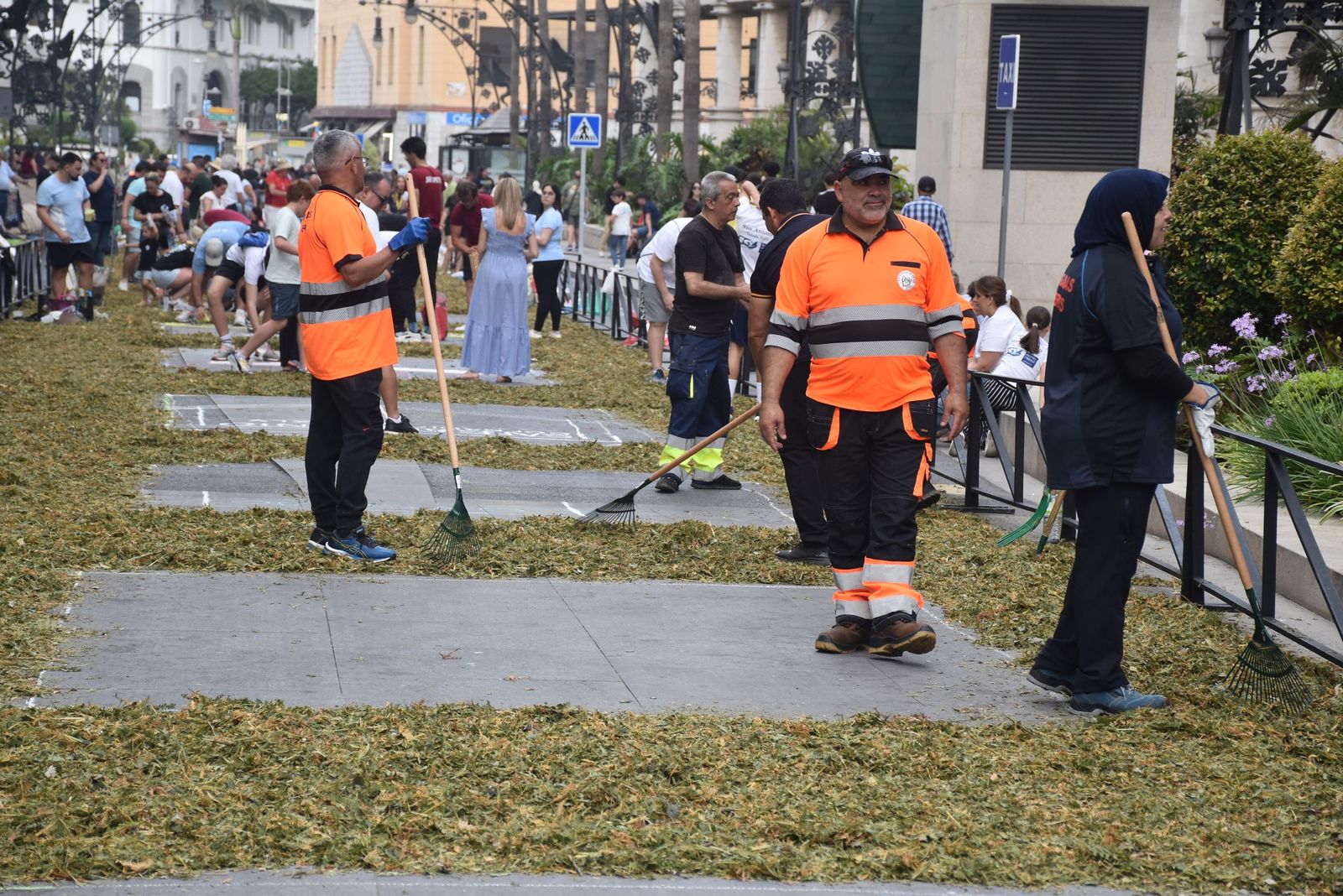 Todo preparado para el Corpus Christi en Ceuta