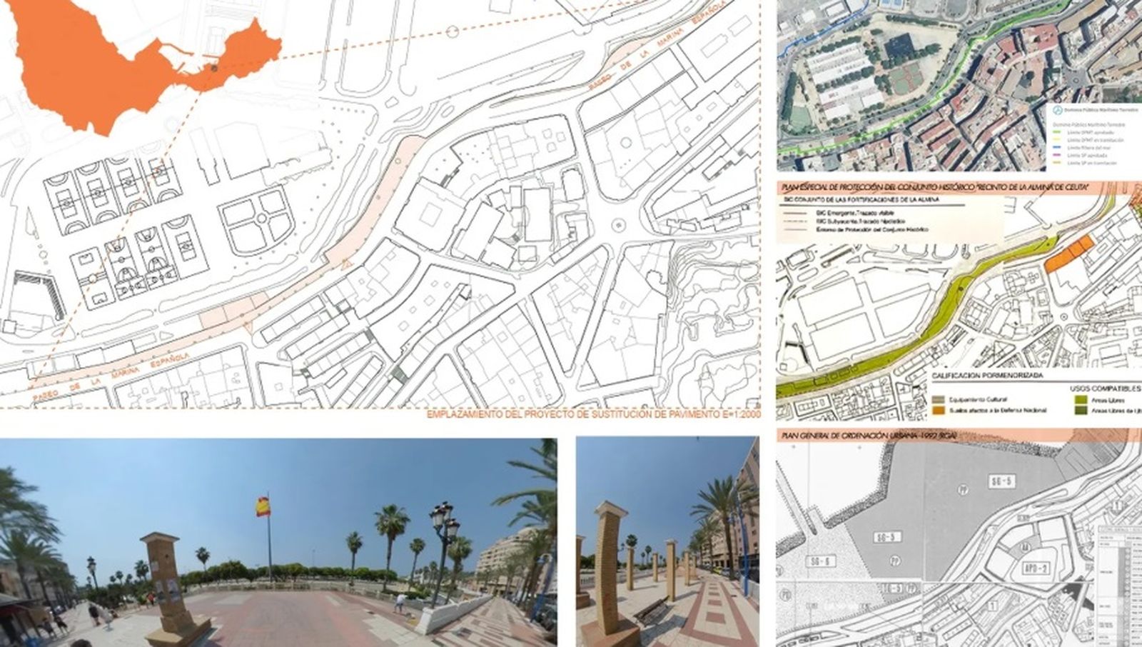 Plano de la actuación que se pretende hacer.