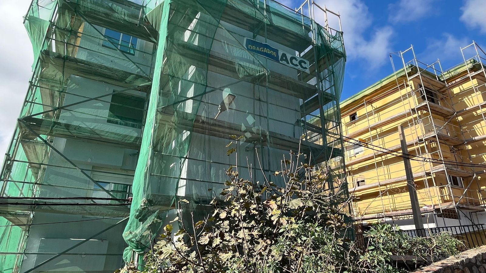 Obras de rehabilitación de las viviendas de la barriada del Príncipe Felipe