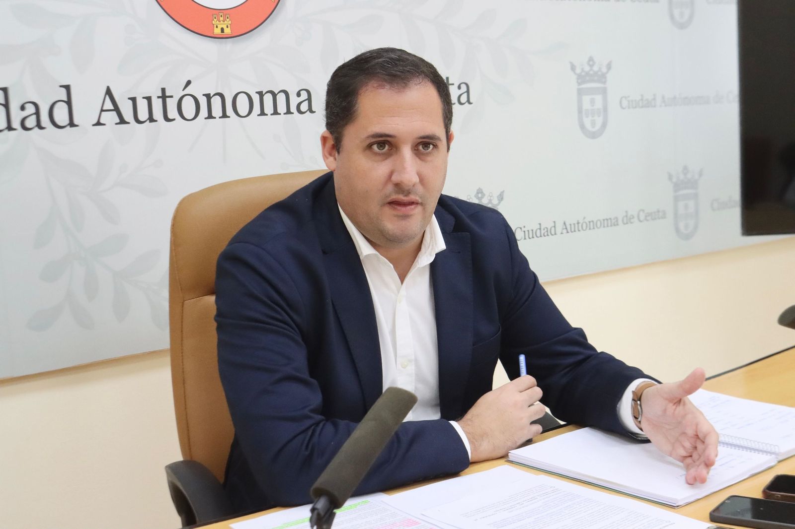 Alejandro Ramírez, durante la rueda de prensa posterior a la reunión del Consejo de Gobierno