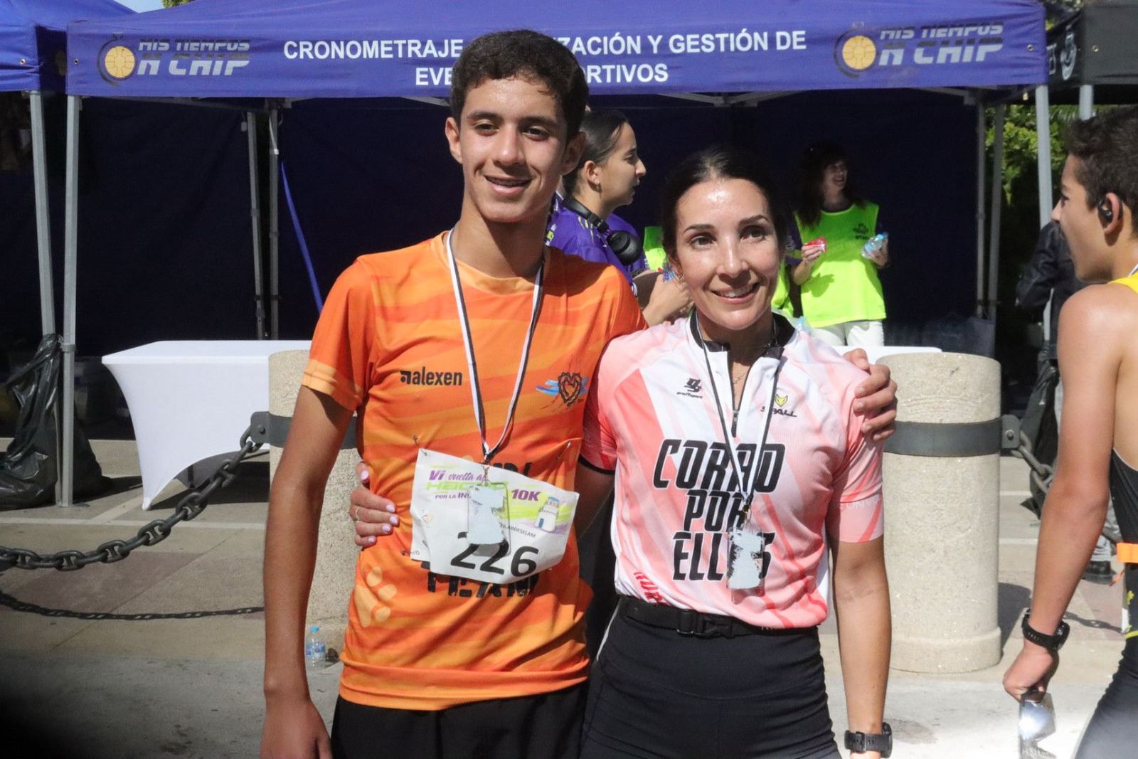 Los campeones de la carrera