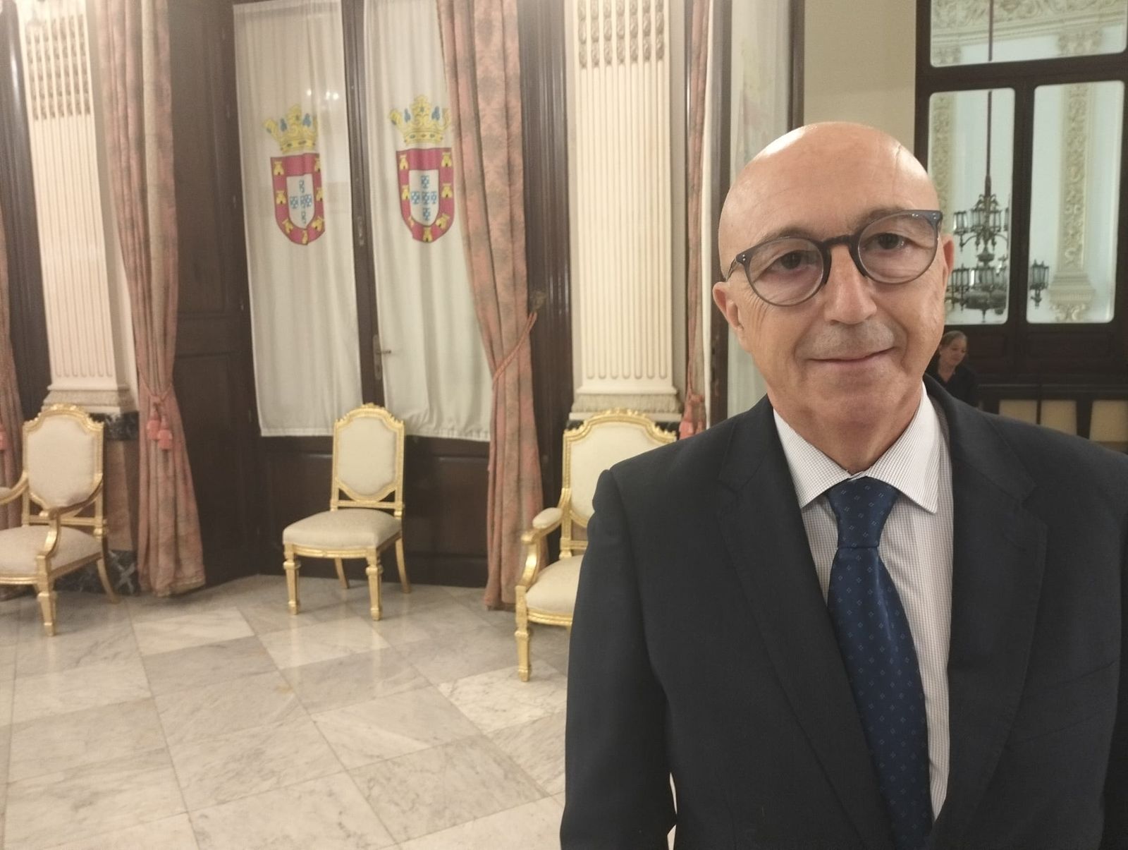 El presidente del Consejo Andaluz de Colegios Profesionales de Economistas, Javier Cabeza de Vaca