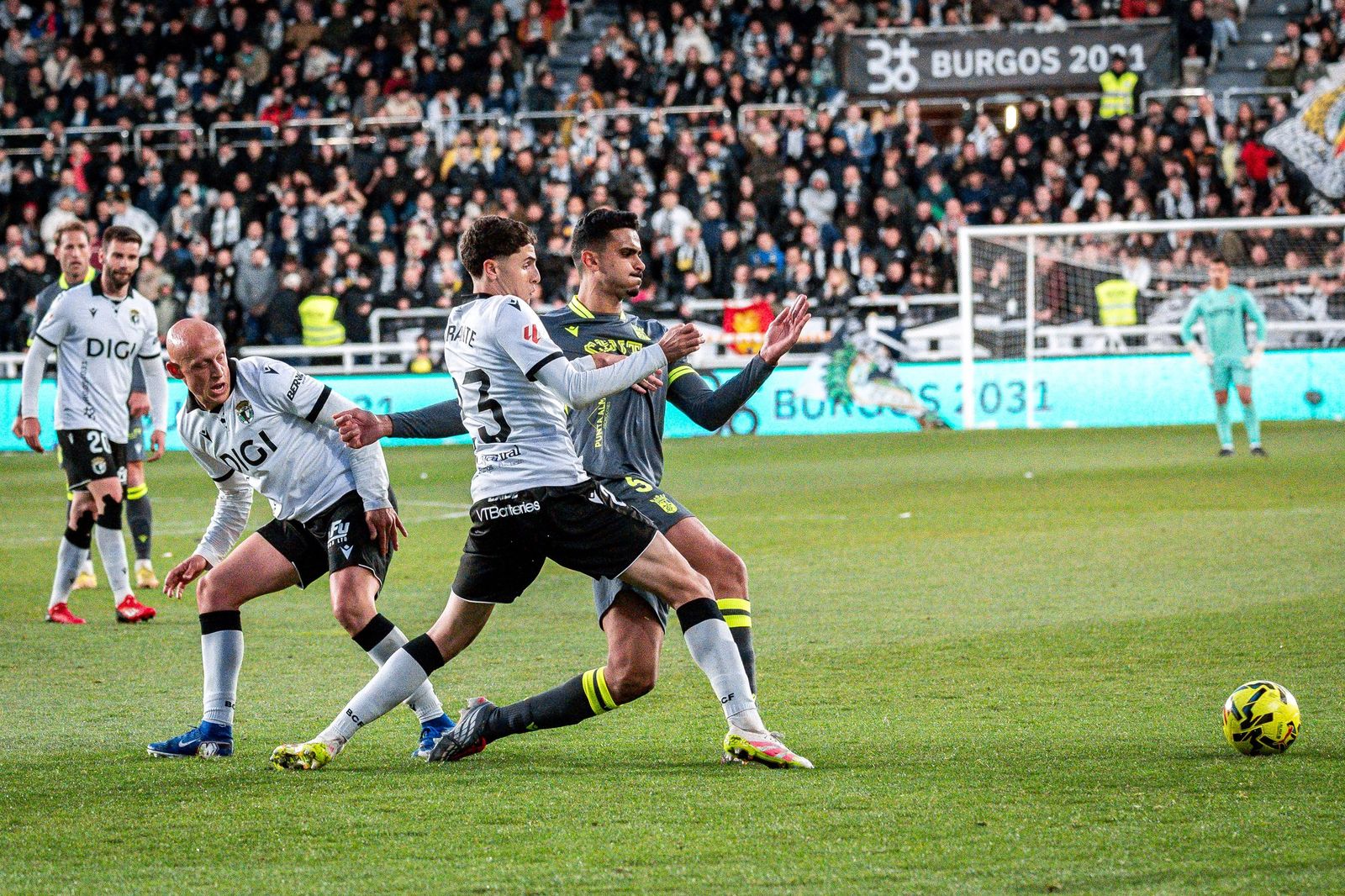 Burgos-AD Ceuta, partido de la Liga Hypermotion