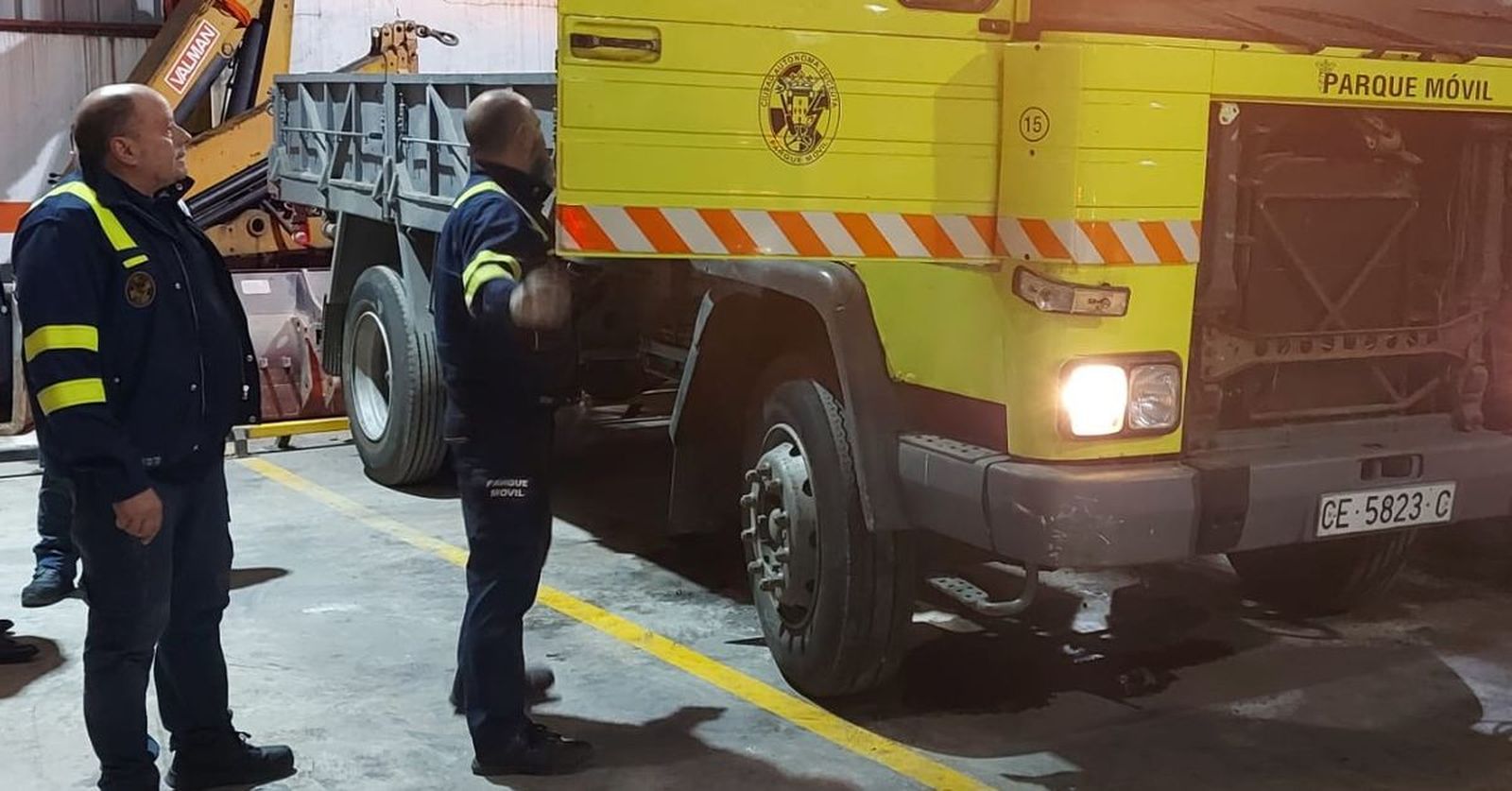 Trabajadores del Parque Móvil