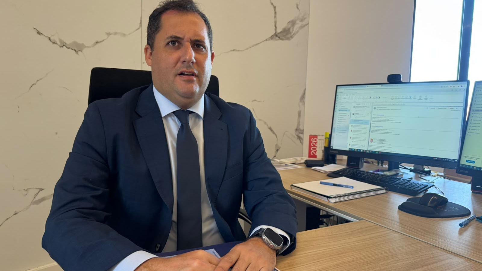 Alejandro ramírez, consejero de Medio Ambiente, Servicios Urbanos y Vivienda