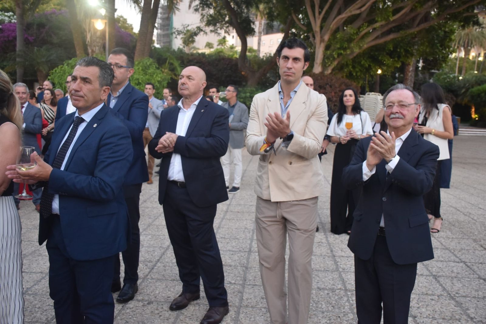 Una recepción el el Parque Marítimo, antesala del Forbes Ceuta AI & Tech Summit