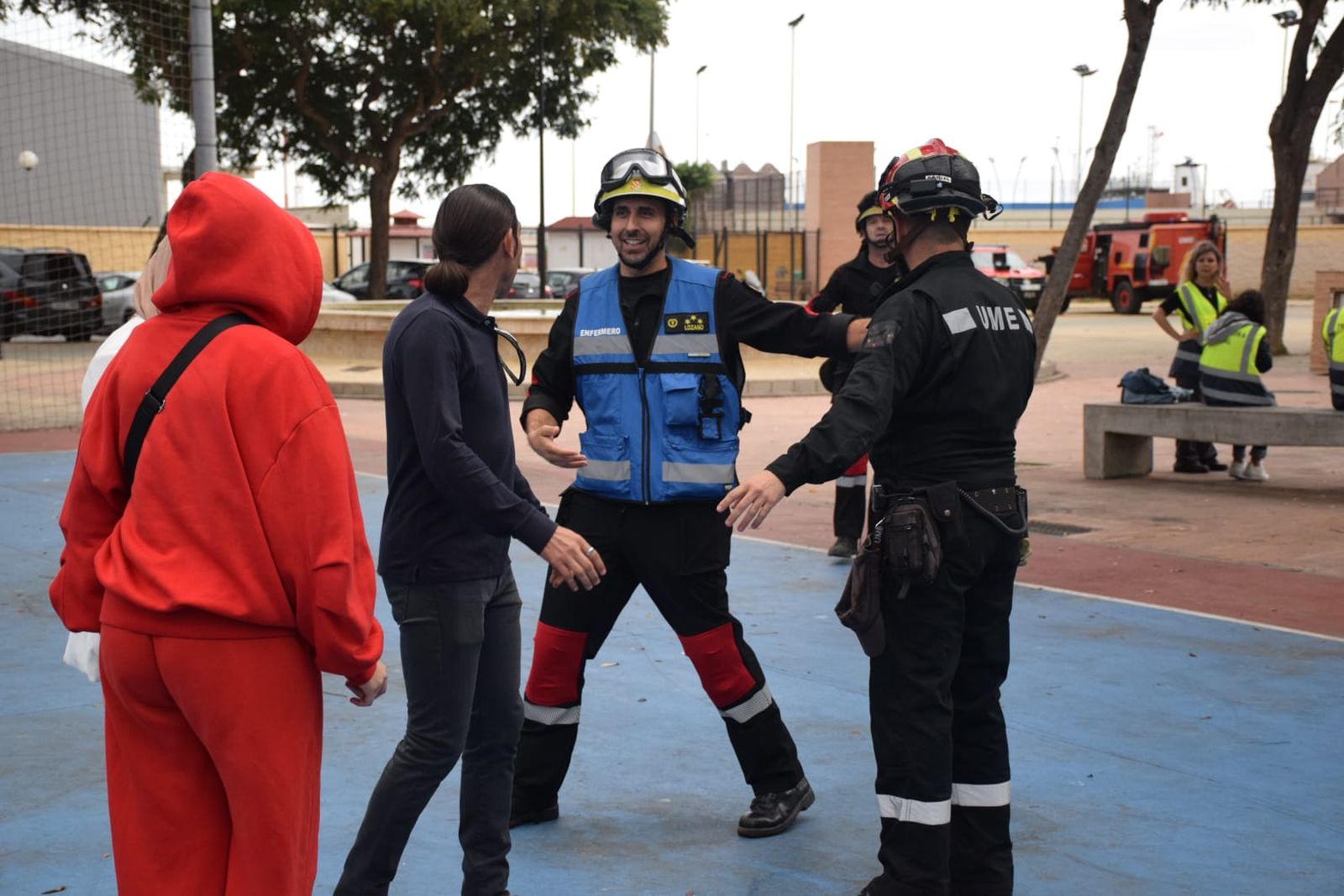 FOTOGALERÍA | Así fue el espectacular simulacro de la UME en el Parque Juan Carlos I