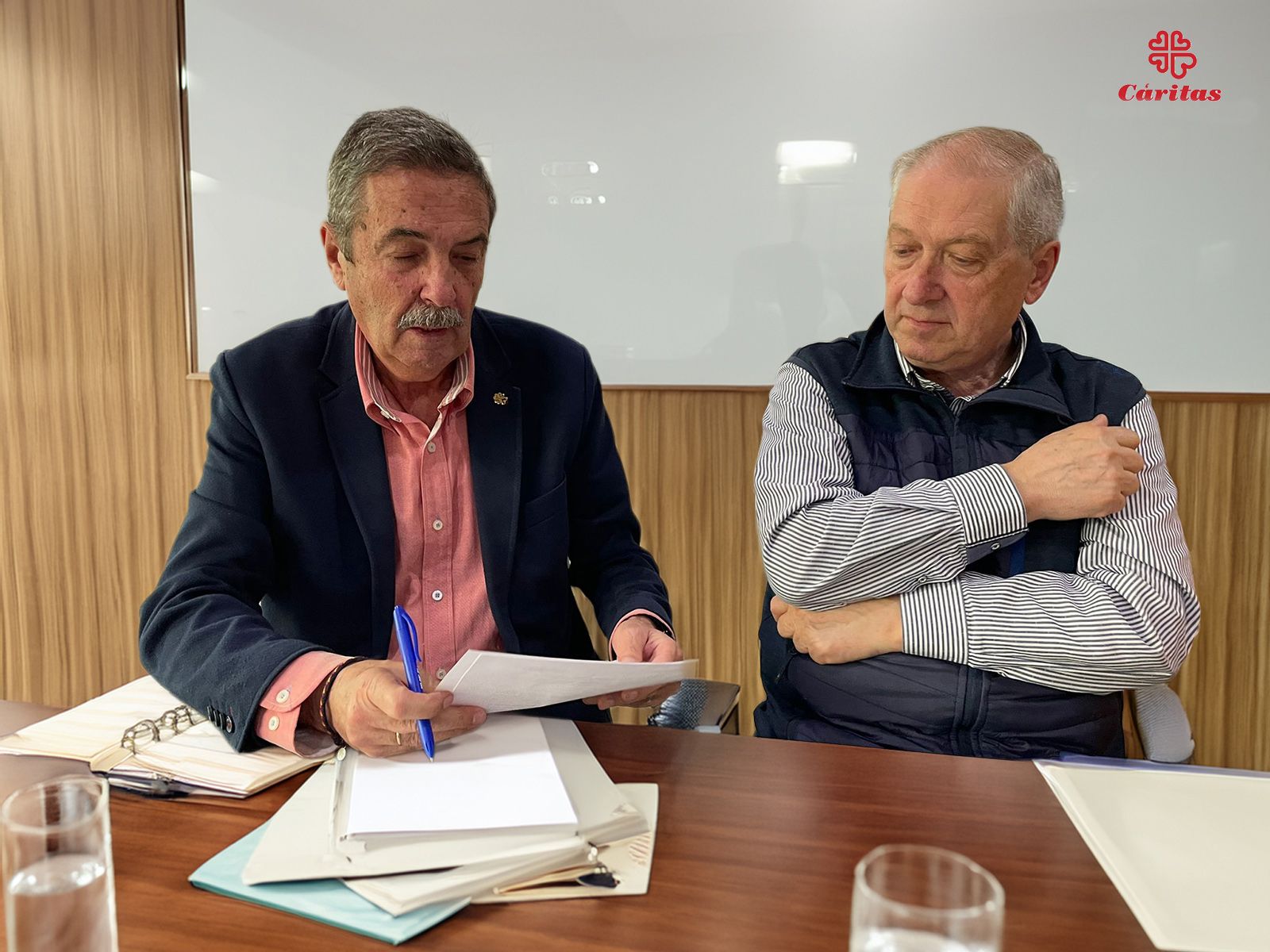 Imagen realizada durante la firma del convenio