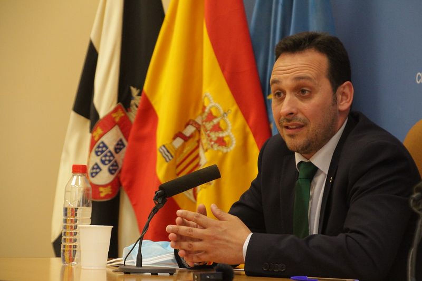 El presidente de Vox Ceuta, Juan Sergio Redondo, en una imagen de archivo.