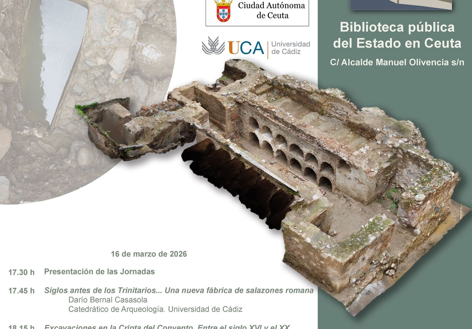 Cartel del ciclo de conferencias